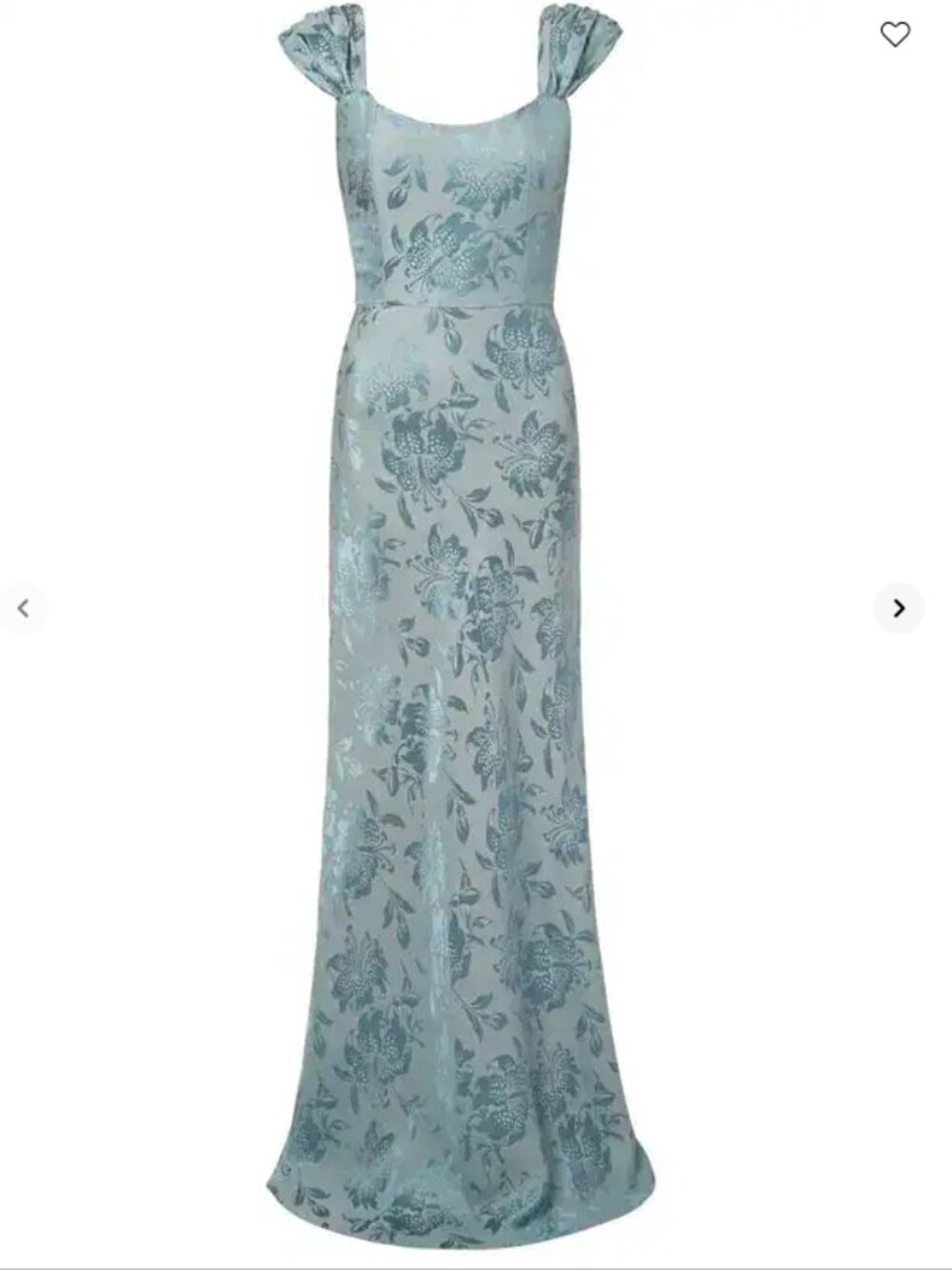 Markarian Florence Floral Silk and Linen Jacquard Gown SIze 0
